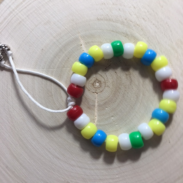 GB24-F07 - Fun Colorful Sliding Knot Bracelet