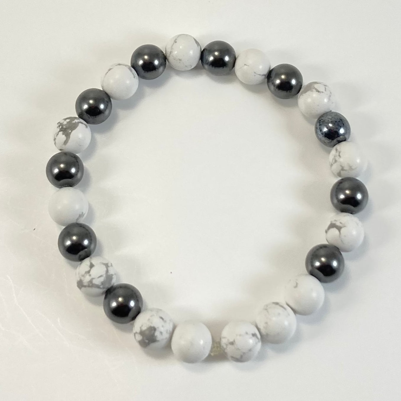 36S White & Black Pearl Bead Jewelry Set