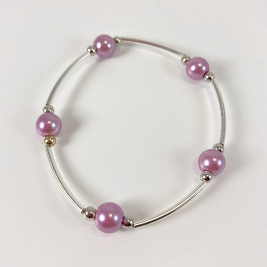 46B - Purple Bead Bracelet