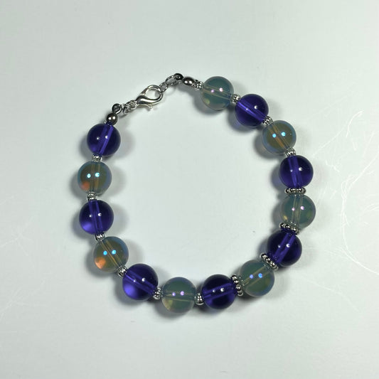 B24-45 - Sapphire Blue & Green Bracelet